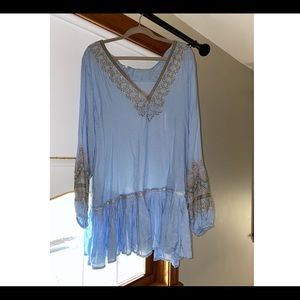 Blue Free People summer dress